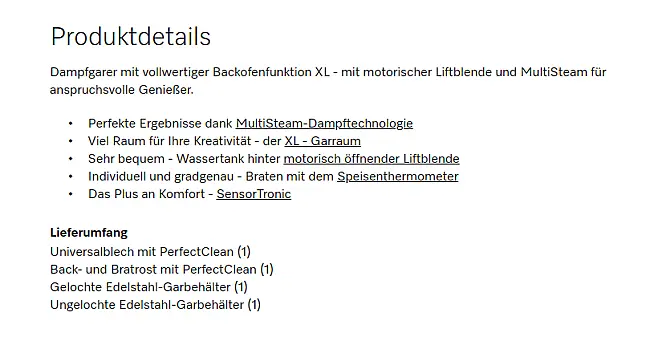 Wir verkaufen unseren hochwertigen Dampfgarer