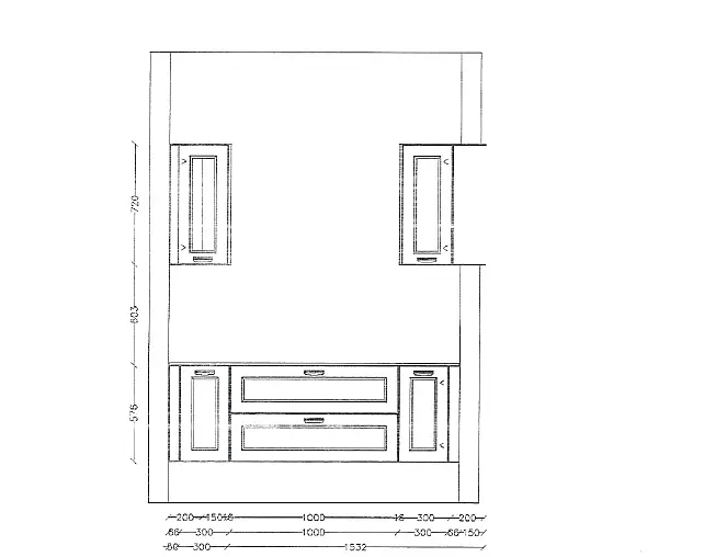 Exklusives Badezimmer  - Landhausstil - Fjordblau - LED-Beleuchtung