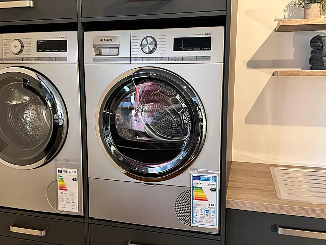 Siemens Wäschetrockner WT47XMS1, Silver-Inox