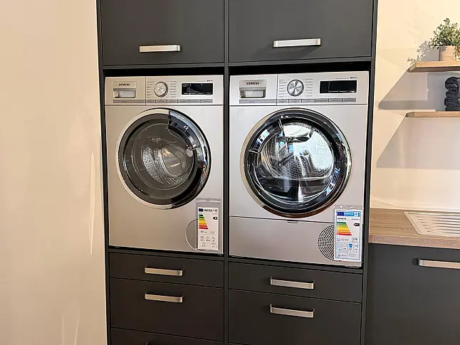 Siemens Wäschetrockner WT47XMS1, Silver-Inox