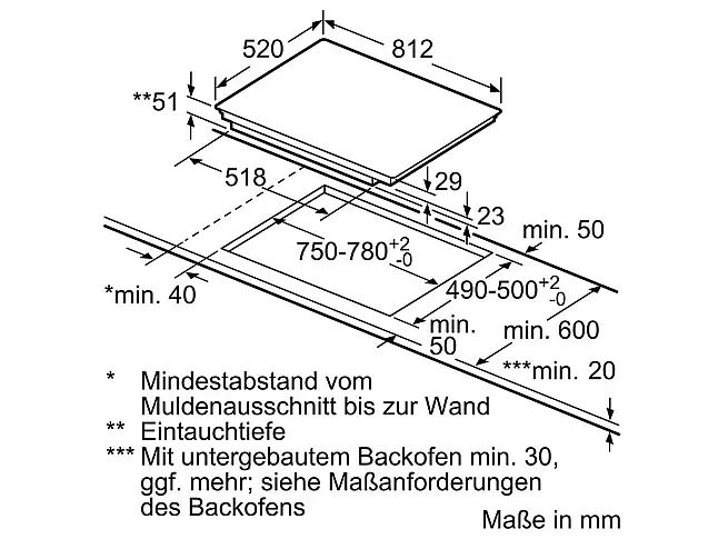 Siemens  iQ700 Induktions-Kochfeld EX877LYV5E, Facetten-Design 80 cm (für Abholer)