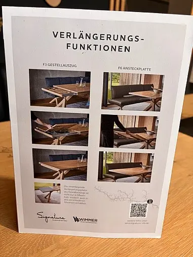 Signatura Tischgruppe - Tisch|Bank|Stühle