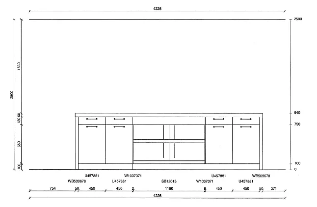 Häcker - AV 5040 Weiß Hochglanz Lack + AV6084 Altholz furniert - Systemat Smart Architektur Design