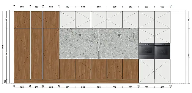 Große Showroom Küche