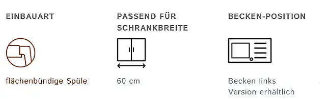 Neue Keramikspüle Stema86 SL/F für flächenbündigen Einbau