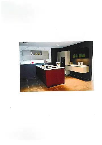 Moderne Küche Front mattlack - farbig