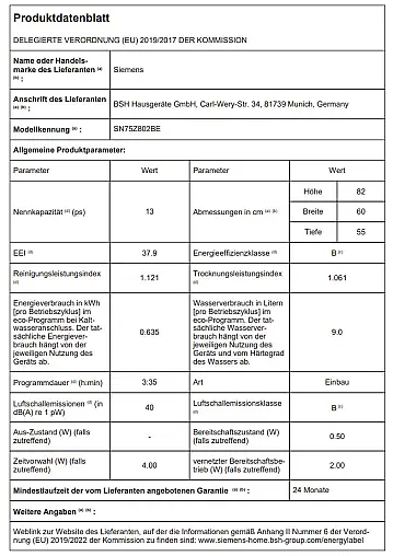 iQ500 Vollintegrierter Geschirrspüler 60 cm varioScharnier für besondere Einbausituationen