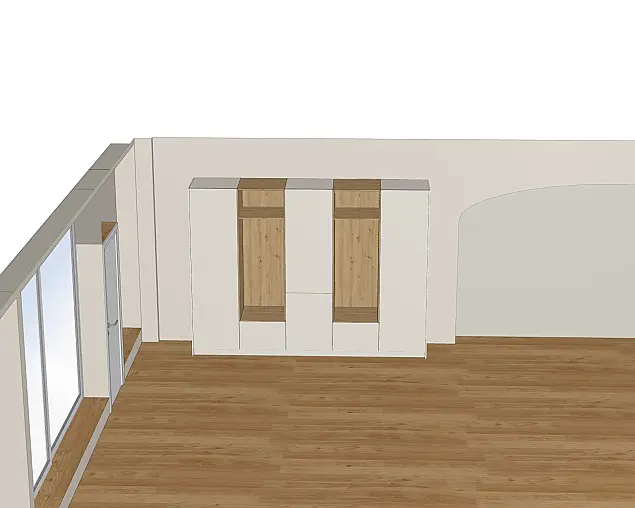 Schüller Garderobe mit Durchgangstür