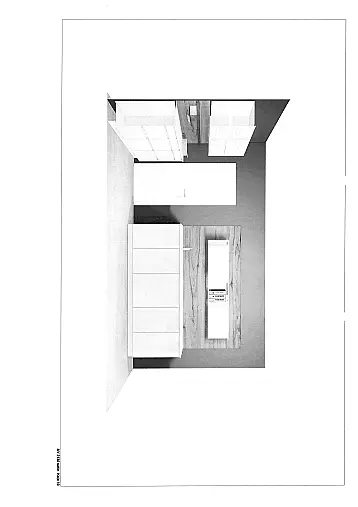 Moderne Design-Küche in satin Hochglanz Lack