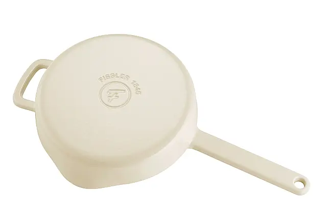 Fissler Moments Collection Gusseisen Pfanne 26 cm Elfenbeinweiß
