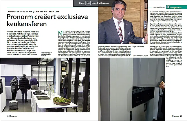 Keukenbeurs Living Kitchen in Keulen Duitsland