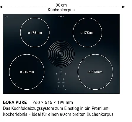 BORA Pure Kochfeldabzug (PURU)