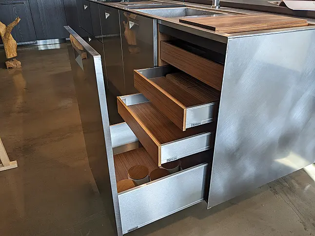 moderner Hochschrank-Block NTF Black Ash