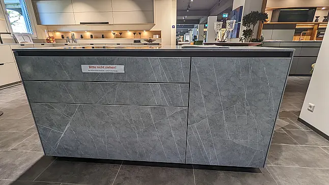 Kücheninsel - Keramik - Marmor grigio Nachbildung