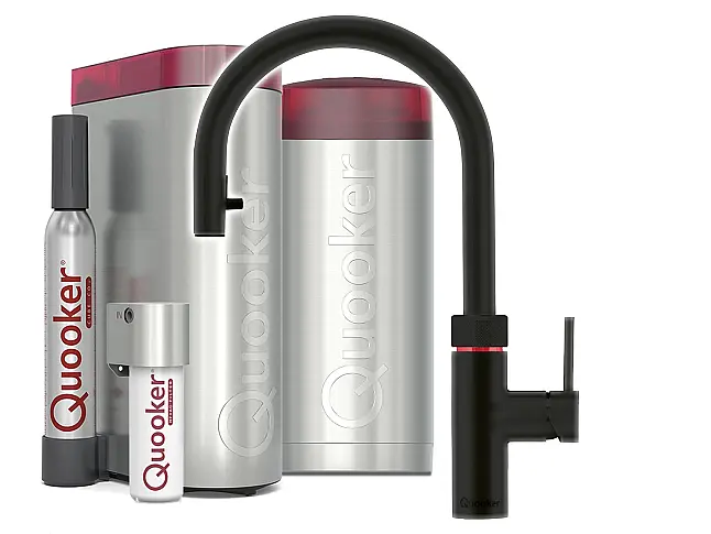 Quooker COMBI &amp; CUBE | Flex BLK (Schwarz) inkl. Cube-Filter