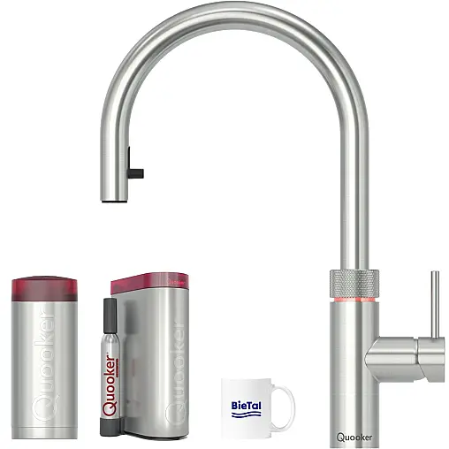 COMBI kochendes Wasser Reservoir &amp; CUBE für gekühltes sprudelndes und stilles Wasser.