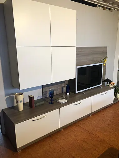 moderne Wohn-/Anbaukombination Kristall Mattlack