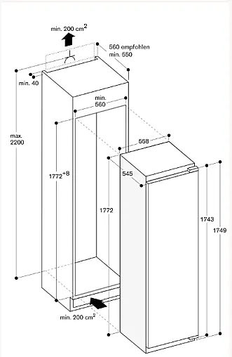 Premium Kühlgerät mit edlem Design &amp; innovativer Frischetechnologie
