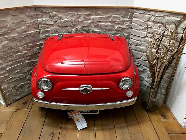 Smeg FIAT 500 Kühlschrank ROT