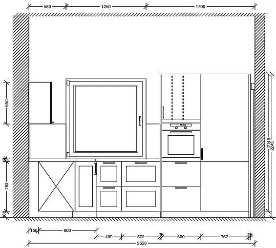 Moderner Landhausstil mit Rahmenfronten