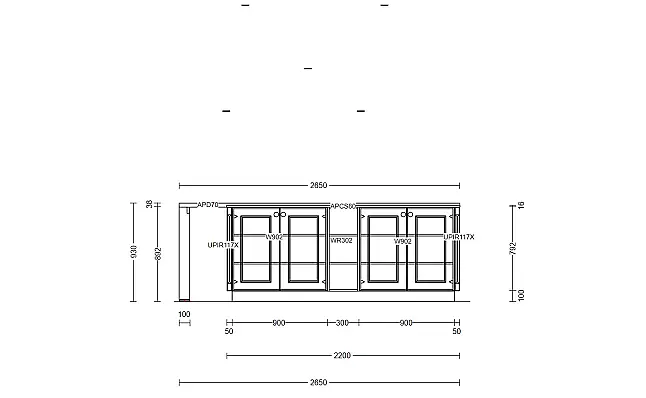 Landhaus Einbauküche mit Thekenlösung