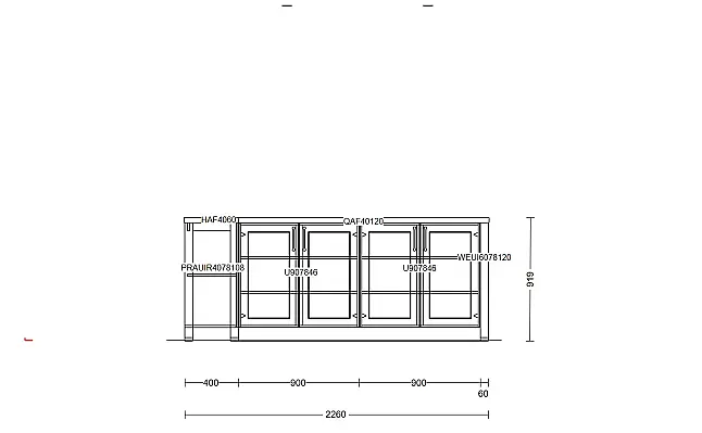 Landhausküche mit Kochinsel
