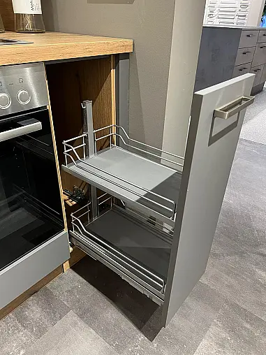 Koje 12 Nolte Plus Quarzgrau Softmatt mit Bosch Geräten
