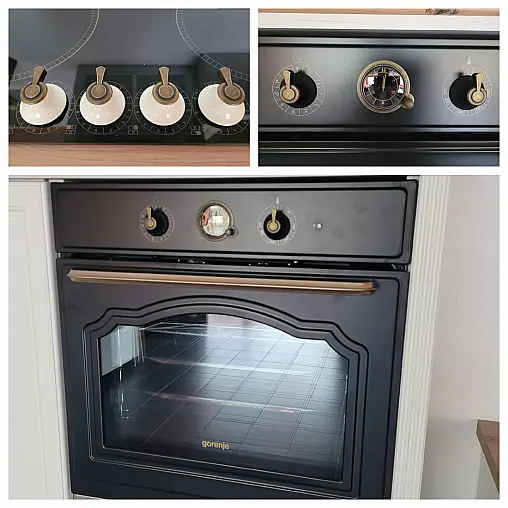 Moderne Landhausküche mit allen e-Geräten