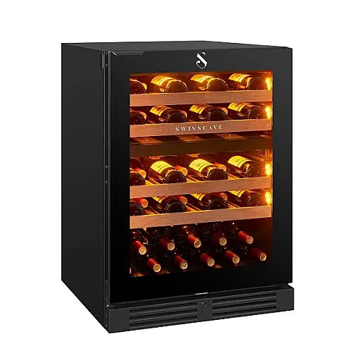 2-Zonen Weinkühlschrank für Küchenunterbau | 40 Flaschen | 82cm