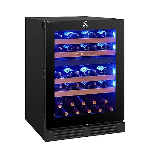 2-Zonen Weinkühlschrank für Küchenunterbau | 40 Flaschen | 82cm
