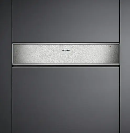 Premium Einbaugerät zum Warmhalten, Vorwärmen und Niedertemperaturgaren im eleganten Design