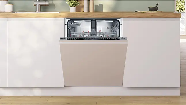 BOSCH SBT8T801T Geschirrspülmaschine vollintegriert mit Vario Scharnier XXL 60 cm