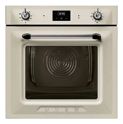 Backofen SMEG Pyrolyse Victoria Creme Galileo