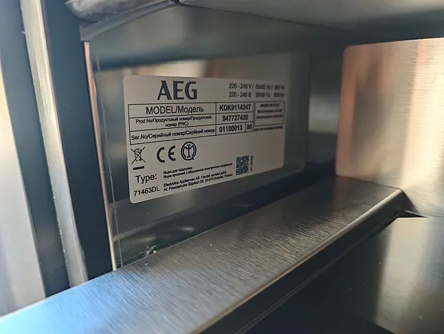 AEG  Wärmeschublade KDK911424T  / Matt Black