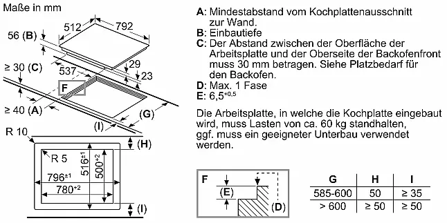 Bosch PXY821DX6E, Serie 8, Induktionskochfeld, 80 cm, Schwarz, flächenbündig