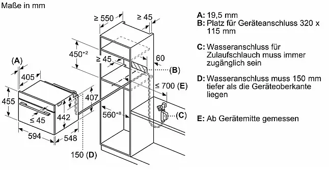 Studioline Kompaktdampfbackofen 45cm