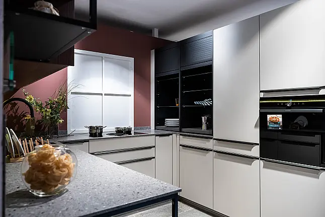 Lacklaminat, Sand  ultramatt, Nussbaum NB