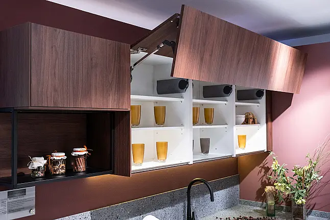 Lacklaminat, Sand  ultramatt, Nussbaum NB