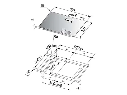 V-ZUG CookTop V6000 I705 FullFlex