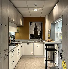 kristallweiß matt/ Beton, quarzgrau