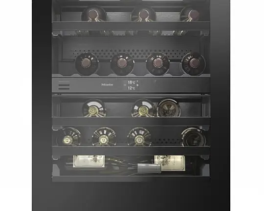 Miele KWTUS 7196 E Obsidianschwarz Glas - KWTUS 7196 E