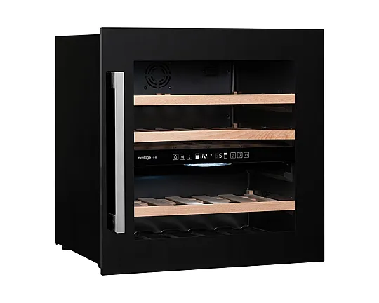 Avintage AVI60CDZA Weinkeller cm. 60 h 60 - flaschen 36 - schwarze versenkte - AVI60CDZA