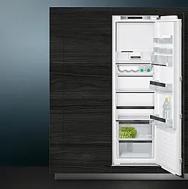 Siemens KI82LSDE0 iQ500 Einbau-Kühlschrank mit Gefrierfach 177.5 x 56 cm Flachscharnier mit Softeinzug