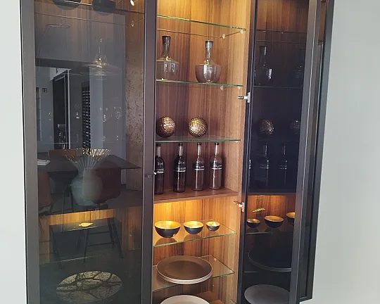 Hochschrank mit Metallrahmenglastür - SE4004H