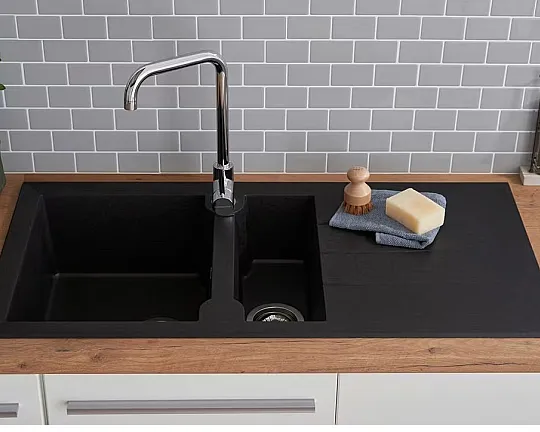 Respekte Granitverbundspüle 100 x 50 - Alineo 100 x 50cm