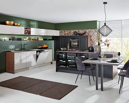 Offene Küche mit Neff-Geräten - Easytouch Sand supermatt