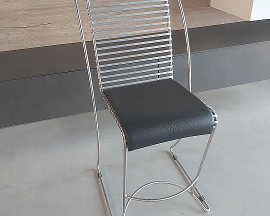 Stuhl - Metallstuhl gepolstert