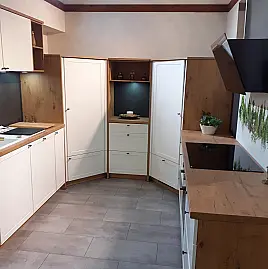 Moderne Landhausküche Weiß seidenmatt