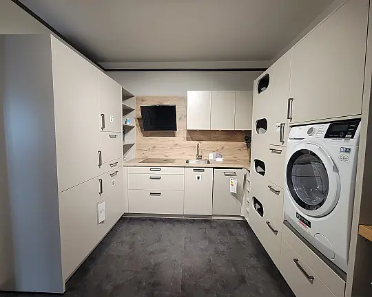 Hauswirtschaftsraum Nova K210 sandgrau - Hauswirtschaftsraum Nova K210 sandgrau