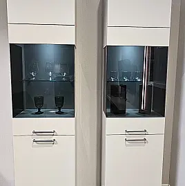 Glasvitrine Easytouch Sand inkl. Beleuchtung
